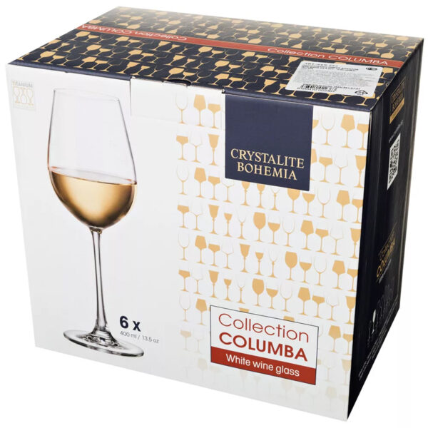 Pahare de Vin Bohemia Columba 400 ml