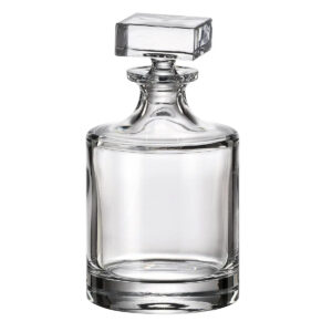 Decantor Whisky Cristal Bohemia Blank 700 ml Dop Patrat