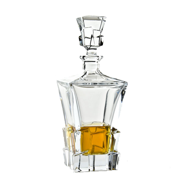 Decantor Whisky Cristal Bohemia Crack 900 ml