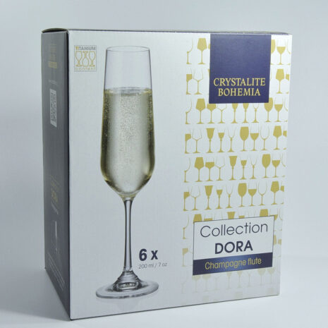 Pahare pentru sampanie de la Bohemia Dora 200 ml Pahare pentru sampanie de la Bohemia Dora 200 ml