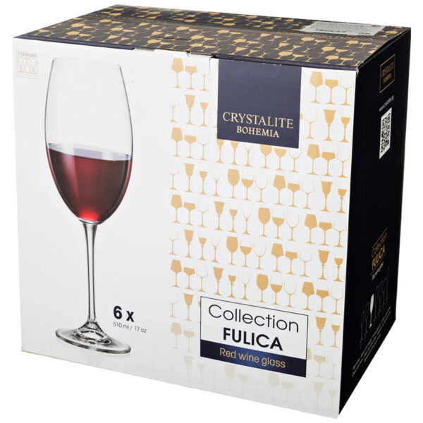 Pahare Vin Bohemia Fulica 300 ml