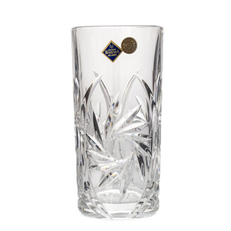 Set 6 Pahare Apa Cristal Bohemia Pinweheel 360 ml