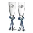 Pahare Sampanie Miri Argintate Cu Verighete