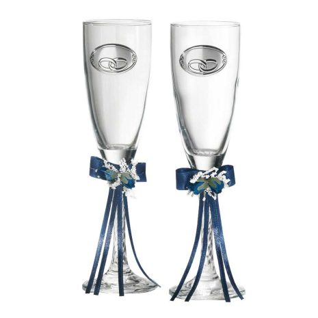 Pahare Sampanie Miri Argintate Cu Verighete Pahare Sampanie Miri Argintate Cu Verighete