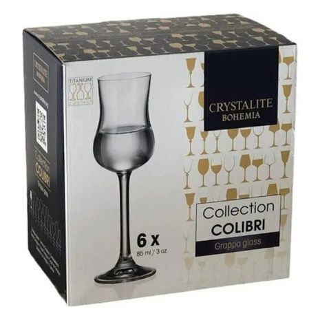 Pahare Shot tuica Bohemia Colibri Gastro 85 ml