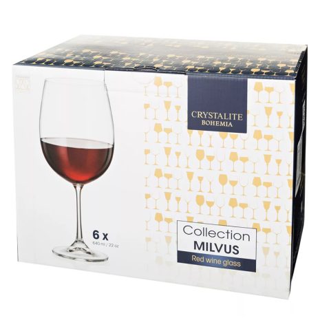 Pahare Vin Bohemia Milvus Barbara 640 ml Pahare Vin Bohemia Milvus Barbara 640 ml