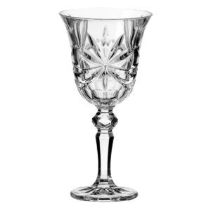 Set 6 Pahare Vin Cristal Bohemia Lorey Ribbon 280 ml