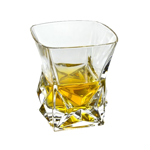 Pahare Whisky Cristal Bohemia Pyramid 280 ml