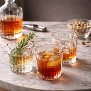 Set 6 Pahare Whisky Cristal Bohemia Ricky 340 ml