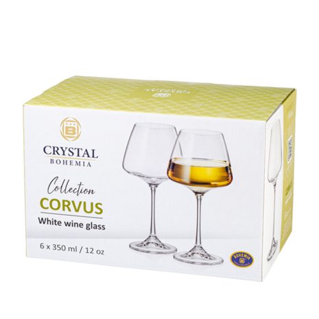 Pahare de Vin Bohemia Corvus Naomi 350 ml Pahare de Vin Bohemia Corvus Naomi 350 ml