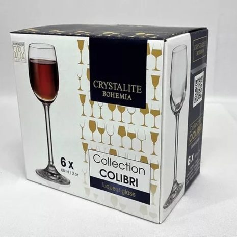 Pahare lichior tuica Shot Bohemia Colibri Gastro 65 ml