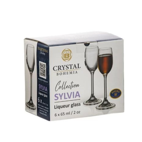 Pahare pentru lichior Shot Bohemia Sylvia Klara 65 ml Pahare pentru lichior Shot Bohemia Sylvia Klara 65 ml