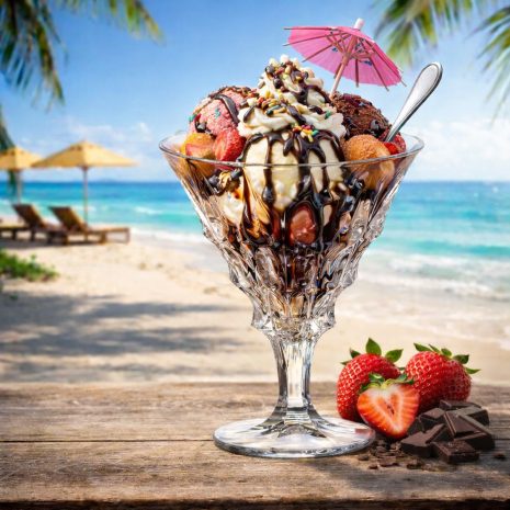 Set 6 Cupe Inghetata Cristal Bohemia Fortune 310 ml