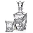 Set 6 Pahare Whisky cu Decantor Cristal Bohemia Samurai