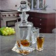 Set 6 Pahare Shot cu Decantor Bohemia Quadro