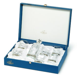 Set 6 Pahare Whisky Argintate Rossini