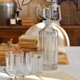 Set 6 Pahare Whisky cu Decantor Cristal Bohemia Choker