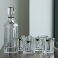 Set 6 Pahare Whisky cu Decantor Cristal Bohemia Choker