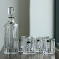 Set 6 Pahare Whisky cu Decantor Cristal Bohemia Choker