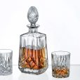 Set 6 Pahare Whisky cu Decantor Cristal Bohemia Sheffield