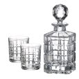 Set 6 Pahare Whisky cu Decantor Cristal Bohemia Timesquare