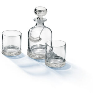 Set Pahare Whisky Argintat Loto Chinelli