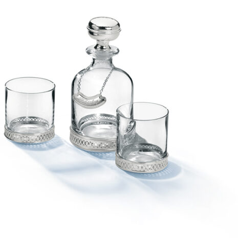 Set Pahare Whisky Argintat Loto Chinelli