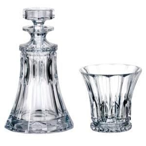 Set 6 Pahare Whisky cu Decantor Bohemia Wellington