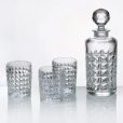 Set 6 Pahare Whisky cu Decantor Cristal Bohemia Diamond