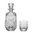 Set 6 Pahare Whisky cu Decantor Cristal Bohemia Fire