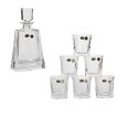 Set 6 Pahare Whisky cu Decantor Cristal Bohemia Kathrene