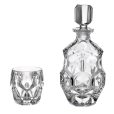 Set 6 Pahare Whisky cu Decantor Cristal Bohemia Lunar