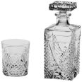 Set 6 Pahare Whisky cu Decantor Cristal Bohemia Megan