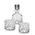 Set 2 Pahare Whisky cu Decantor Cristal Bohemia Minister