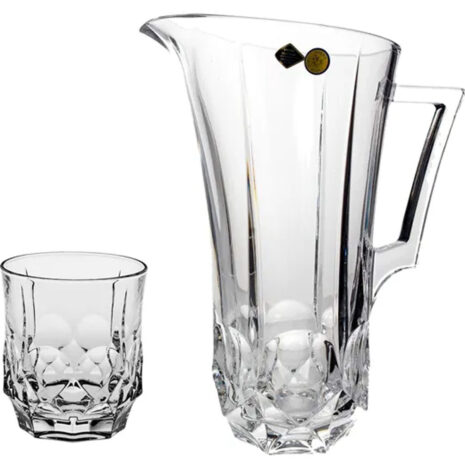 Set 6 Pahare cu Carafa Cristal Bohemia Soho