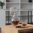 Set 6 Pahare Whisky cu Decantor Cristal Bohemia Fortune
