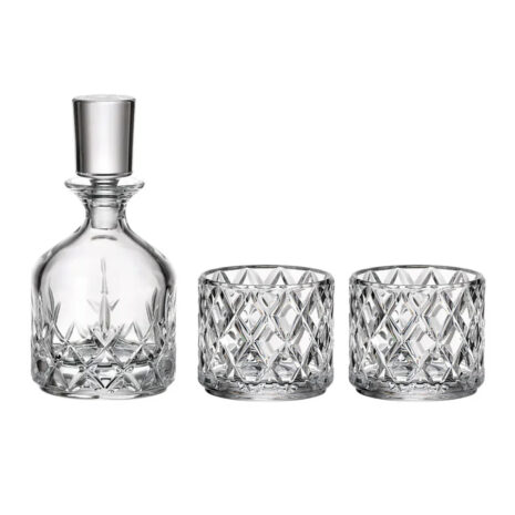 Set de Pahare Whisky cu sticla din Cristal Bohemia Minister Set de Pahare Whisky cu sticla din Cristal Bohemia Minister