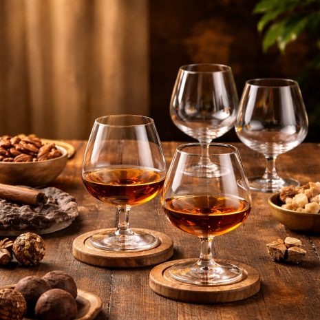 Set 6 Pahare Coniac Bohemia Strix 590 ml