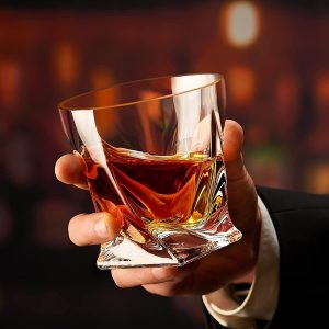 Set 6 Pahare Whisky Bohemia Quadro 340 ml