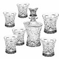 Set 6 Pahare Whisky cu Decantor Cristal Bohemia Patriot