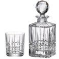 Set 6 Pahare Whisky cu Decantor Cristal Bohemia Dover