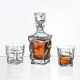 Set Pahare Whisky cu Decantor Cristal Bohemia Zig Zag