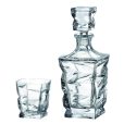 Set Pahare Whisky cu Decantor Cristal Bohemia Zig Zag