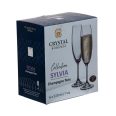 Pahare pentru sampanie de la Bohemia Sylvia 220 ml cutie