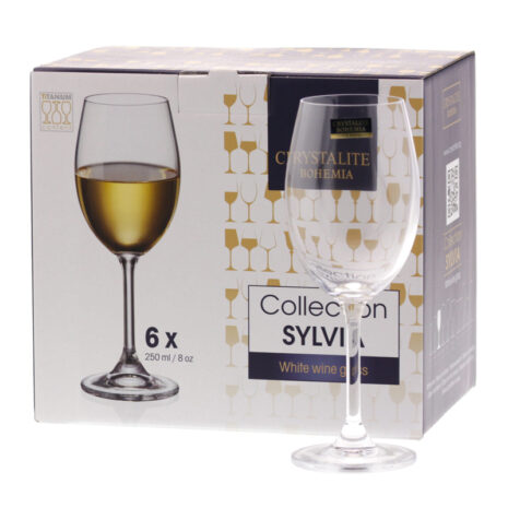 Pahare de vin alb Bohemia Sylvia Pahare de vin alb Bohemia Sylvia