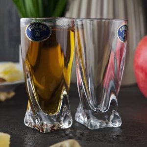 Set 6 Pahare Aperitiv Bohemia Quadro 50 ml