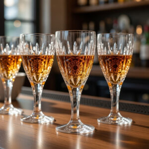 Set 6 Pahare Aperitive Cristal Bohemia Murinas 60ml