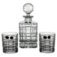 Set 2 Pahare Whisky Cristal Bohemia cu Decantor Timesquare
