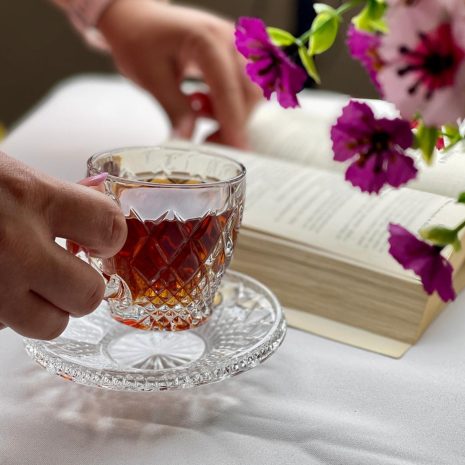 Set 2 cesti cafeaceai Cristal Bohemia 1 Cesti cafea/ceai Cristal Bohemia