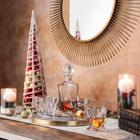 Set 6 Pahare Cu Decantor Bohemia Lichior Quadro 55 ml Set 6 Pahare Cu Decantor Bohemia Lichior Quadro 55 ml